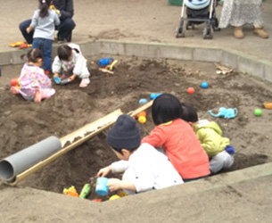 まちの公園を遊び場に