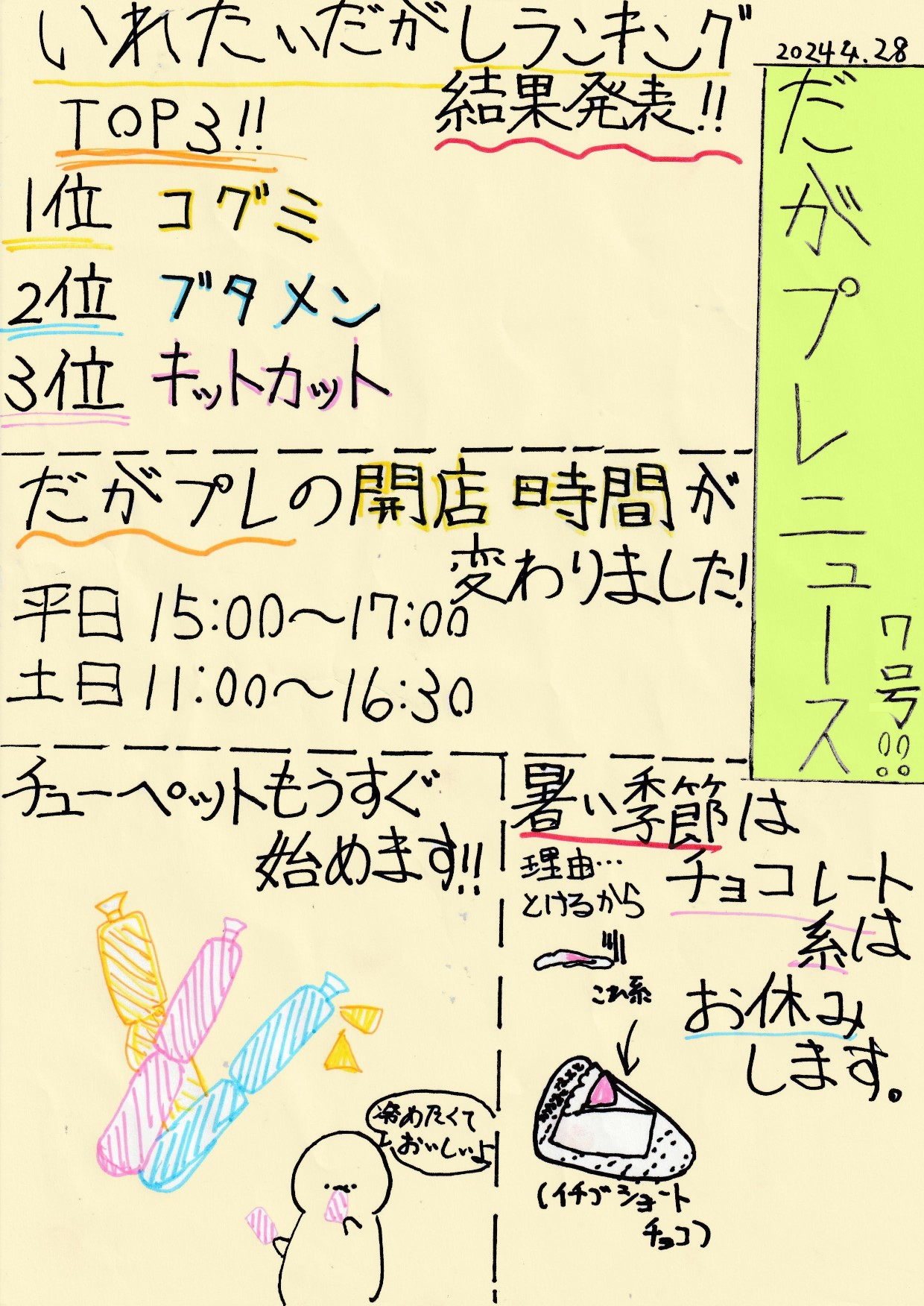 だがしやニュース